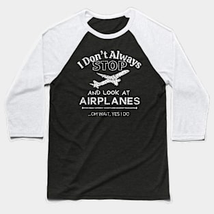 Airplane Baseball T-Shirt